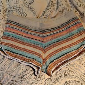 Goddis striped shorts